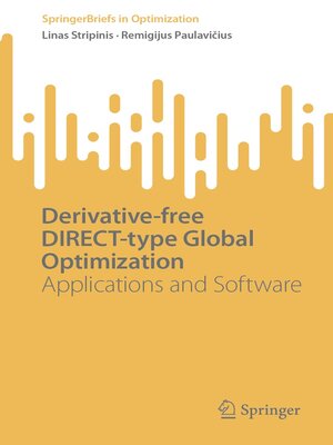 cover image of Derivative-free DIRECT-type Global Optimization